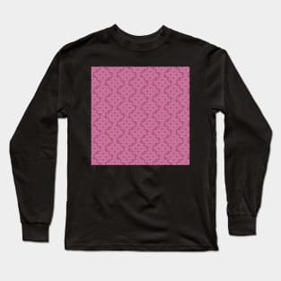 Gold Geometric Abstract Pattern Long Sleeve T-Shirt